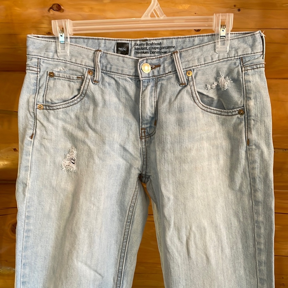 Skinny boyfriend denim jean